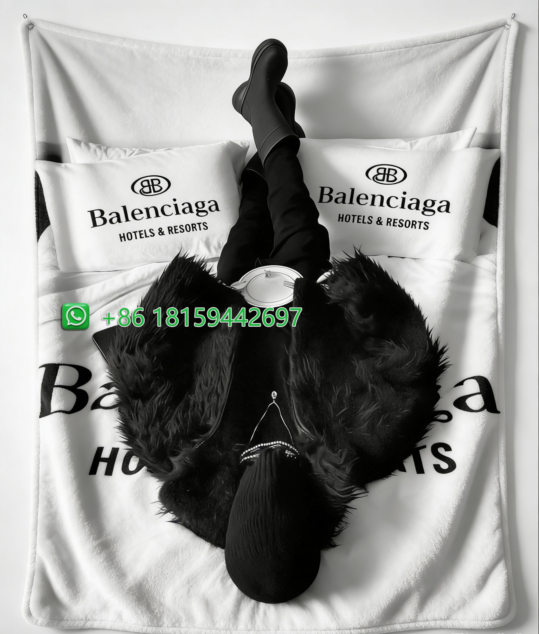 Balenciaga Throw Blankets